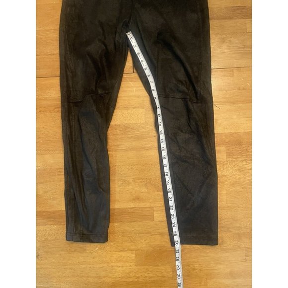 Free People Pants Womens Size M Black Faux Leather 100% Polyester - Picture 3 of 8